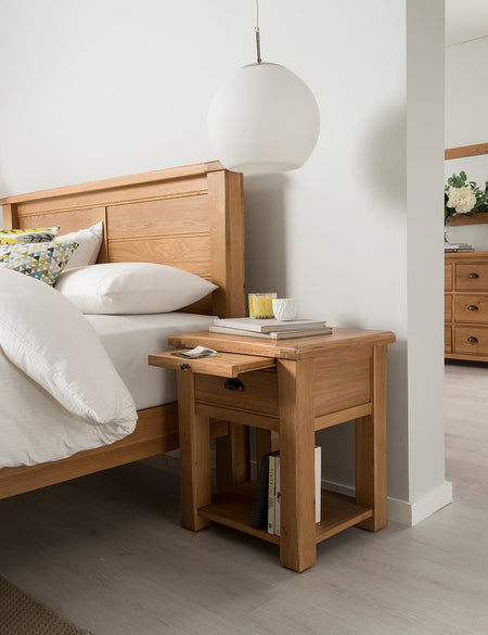 bedside table and bedside lockers at mcvann furniture