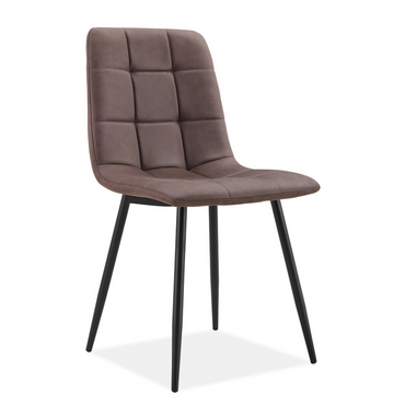 San Fran Dining Chair -Suede Material