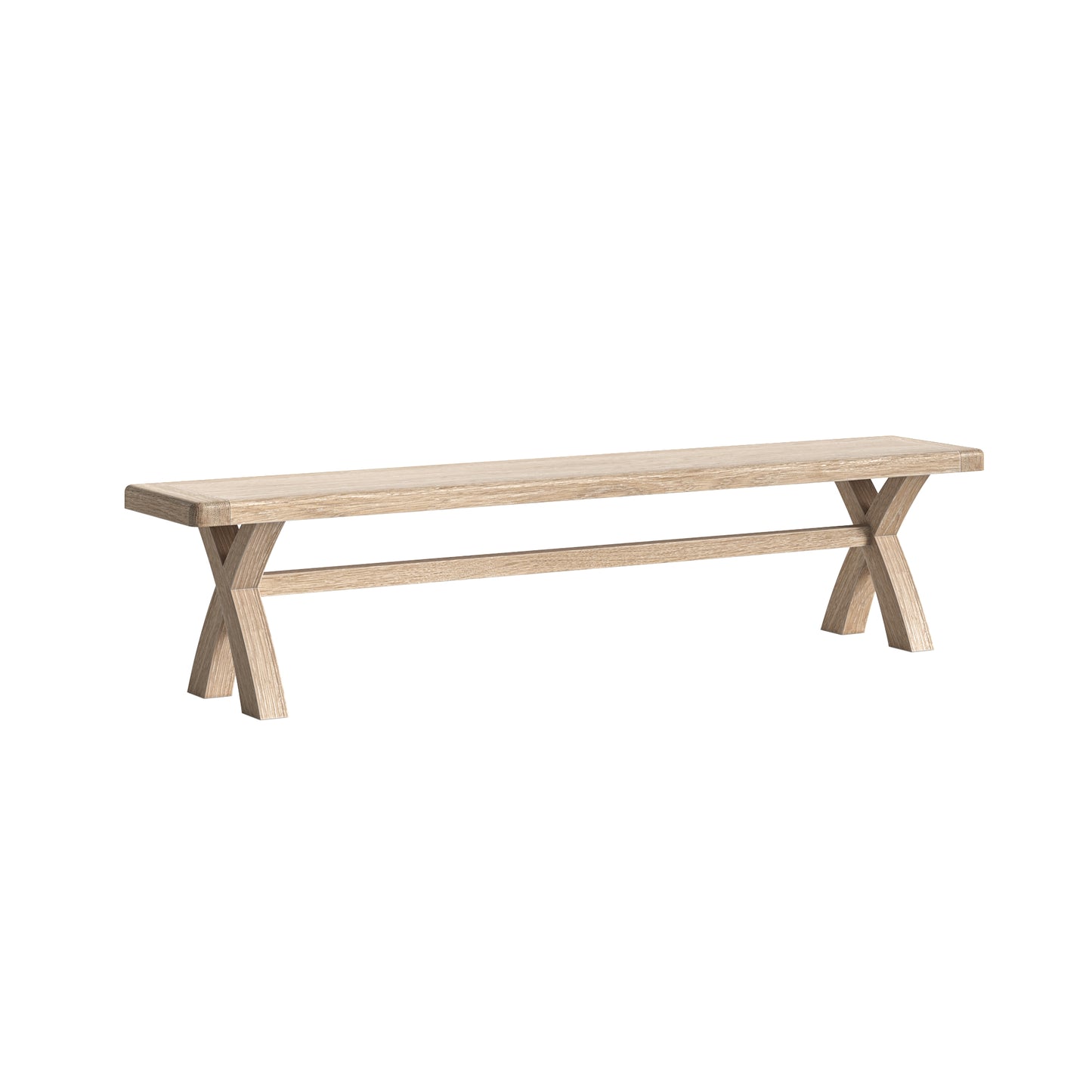 Newport Cross Dining Bench w/Cushion