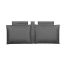 Harlo 4'6" Headboard Cushion Dark Grey