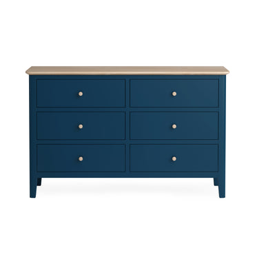 Harlo 6 Drawer Chest - Navy