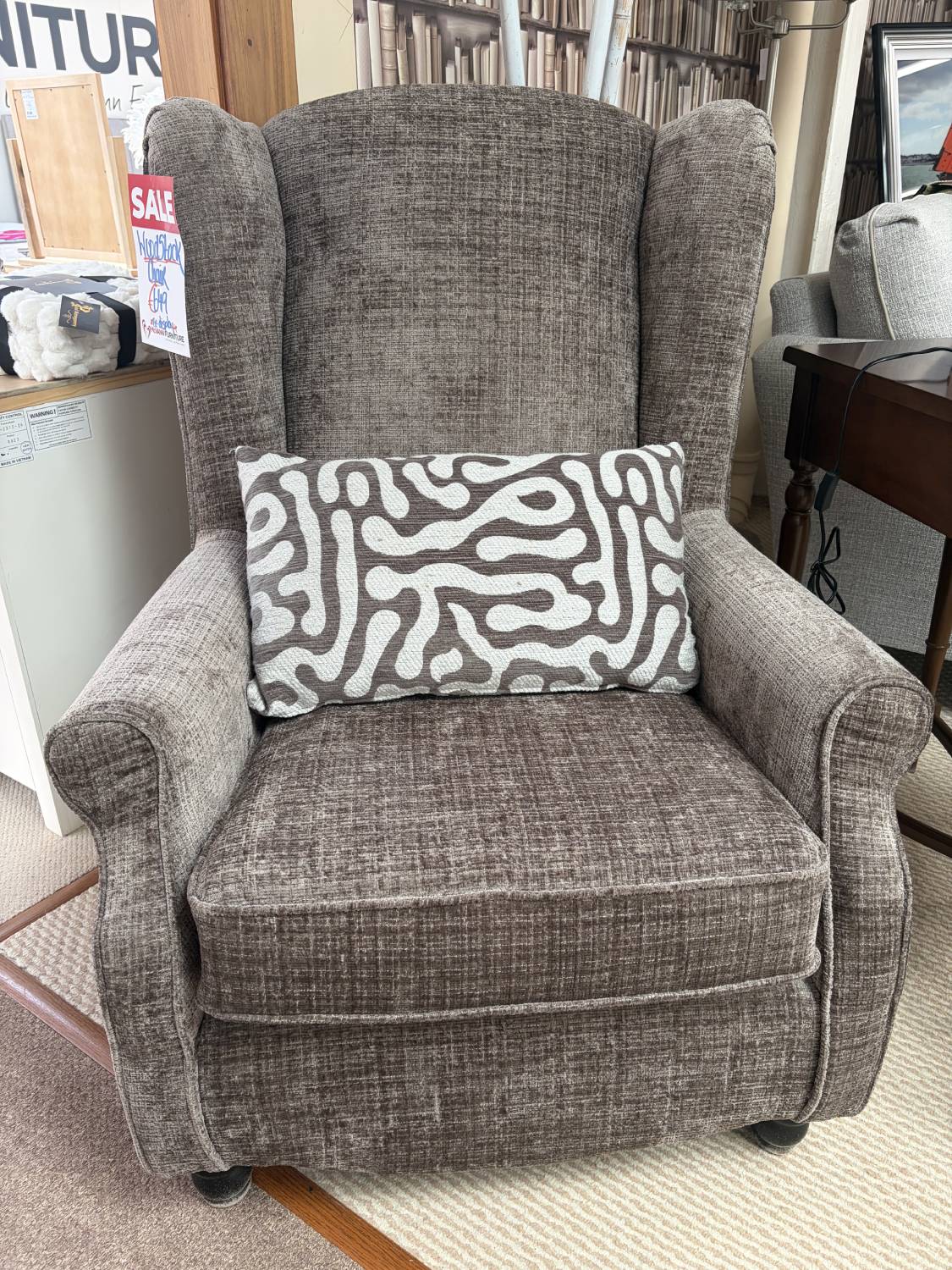 Wood stock Armchair Ex display