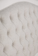 Madrid Bed Upholstered Bed 6' Bone