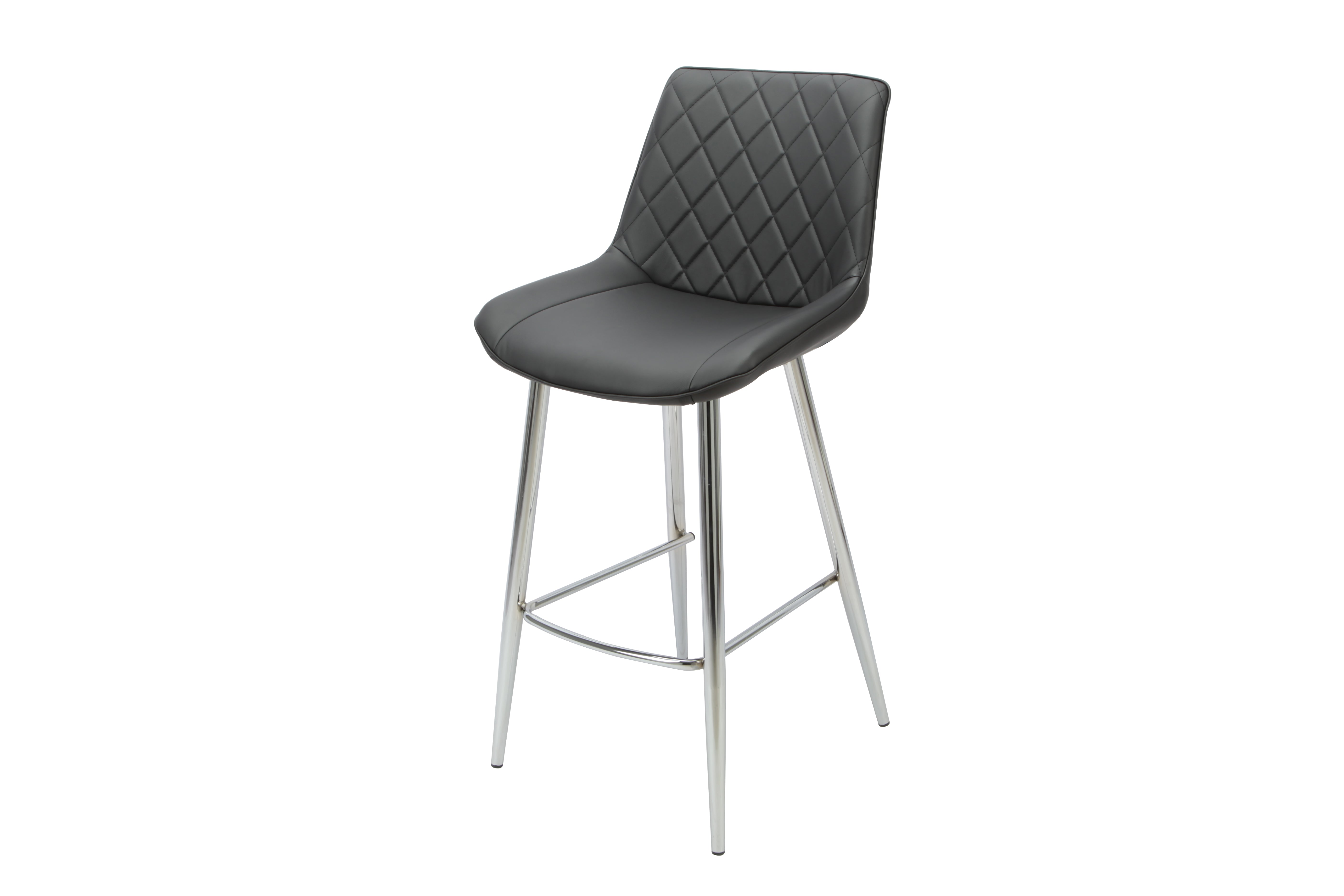 Sydney Bar Stool Black With Chrome Legs Quality Home Furniture