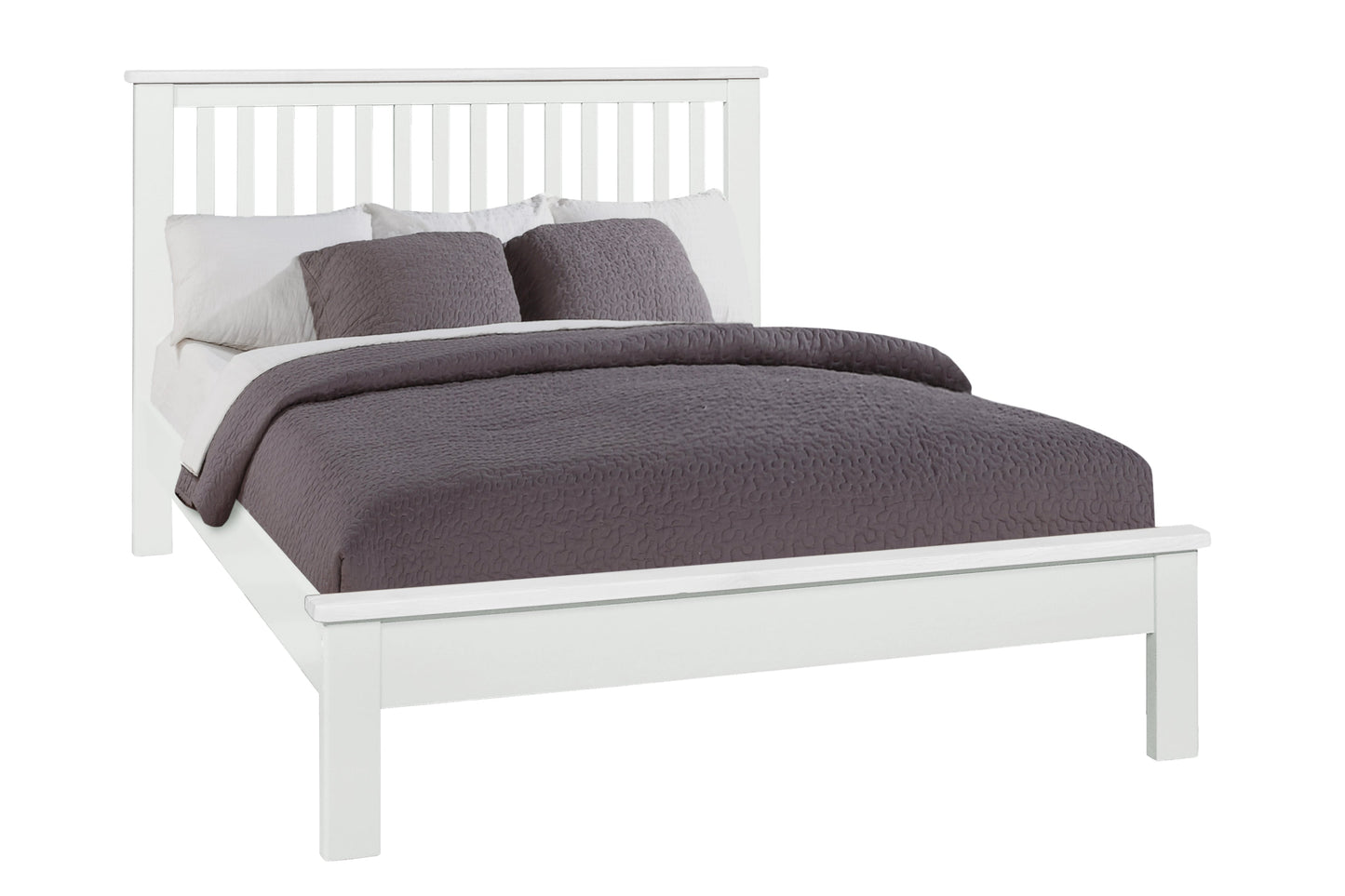 Nia White Frame Bed