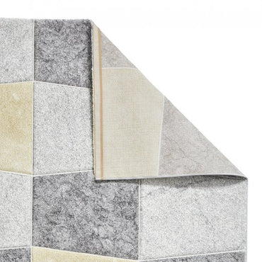 Brook 22192 Rug Grey/Yellow