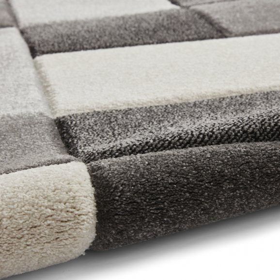 Brook BRK04 Rug Black/Grey