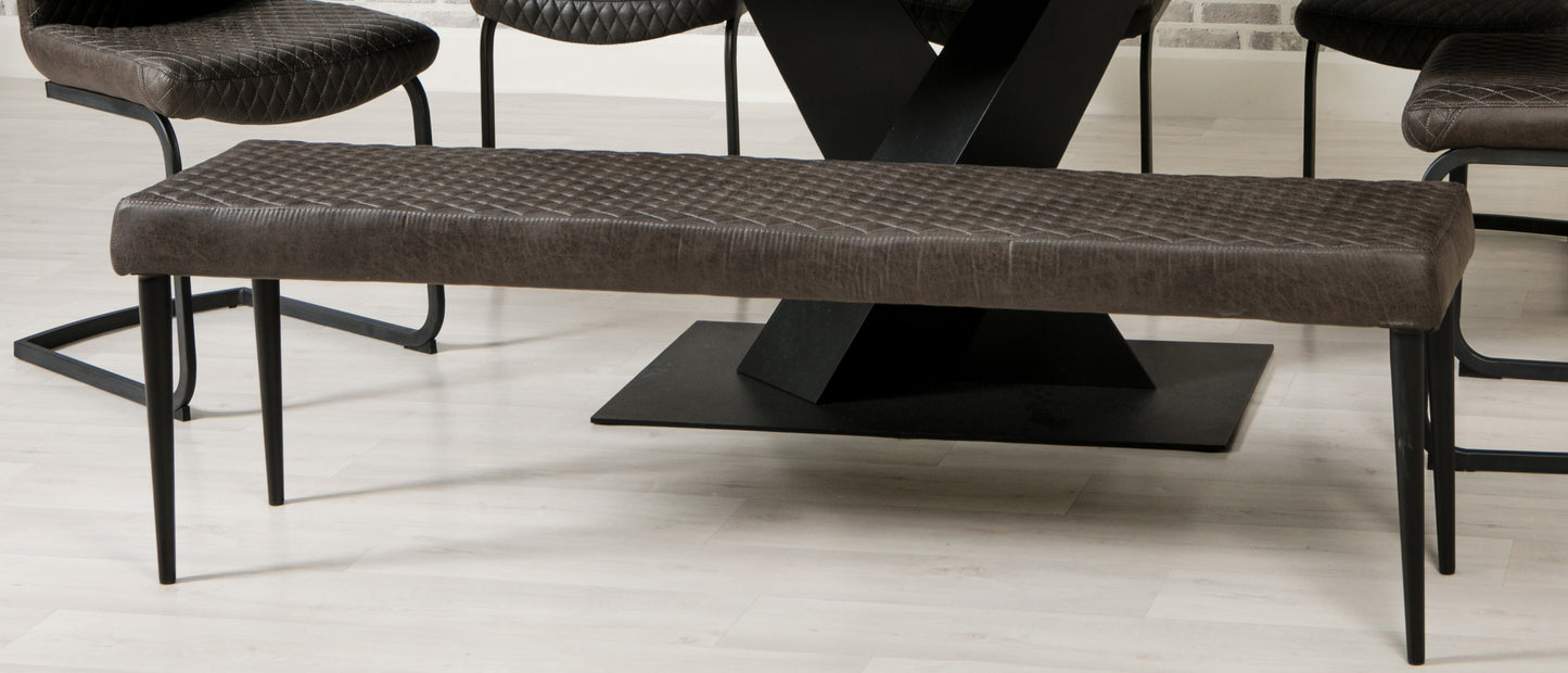 Carlo Bench - Grey