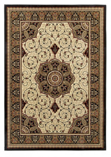 Heritage 4400 Rug Black/Cream