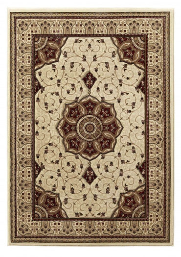 Heritage 4400 Rug Cream/Red