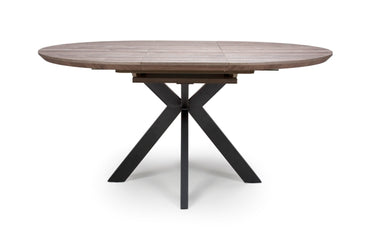 Murrisk Extending Round Table 1200-1600mm - Grey
