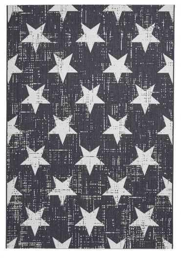 Santa Monica Rug Black/White