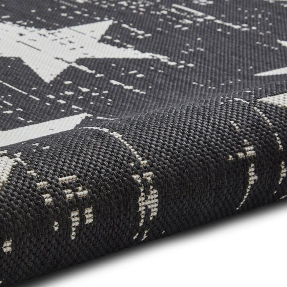 Santa Monica Rug Black/White