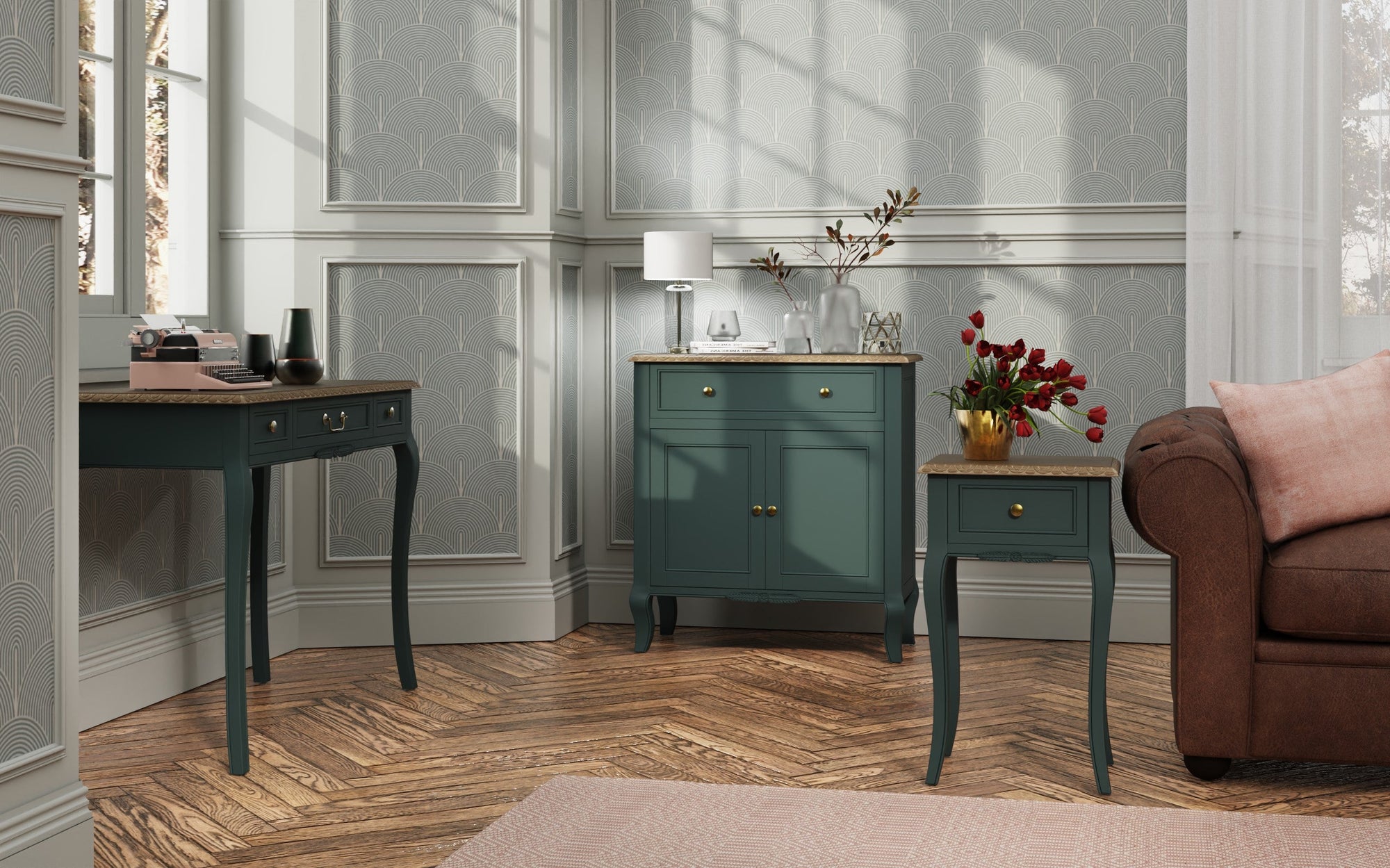 Tuscan occasional collection of furniture available at McVann Fiurniture