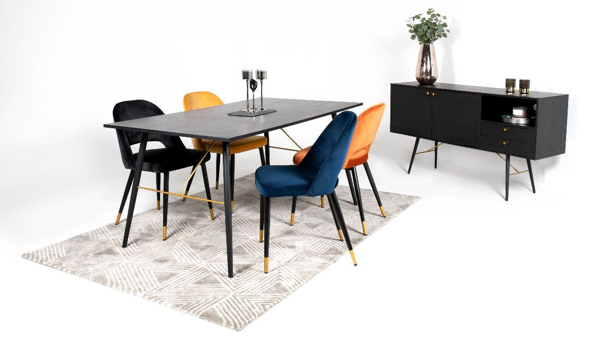 barca dining table and chairs at McVann Furniture