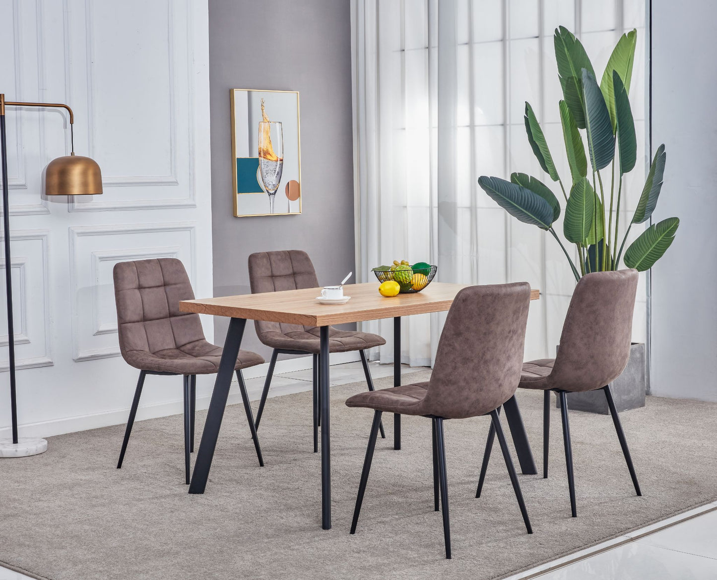San Fran 1.2 Metre Dining Table Oak