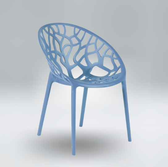 Millie Trellis Garden Chair - Soft Blue
