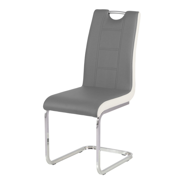 Trento Chair Dark Grey PU