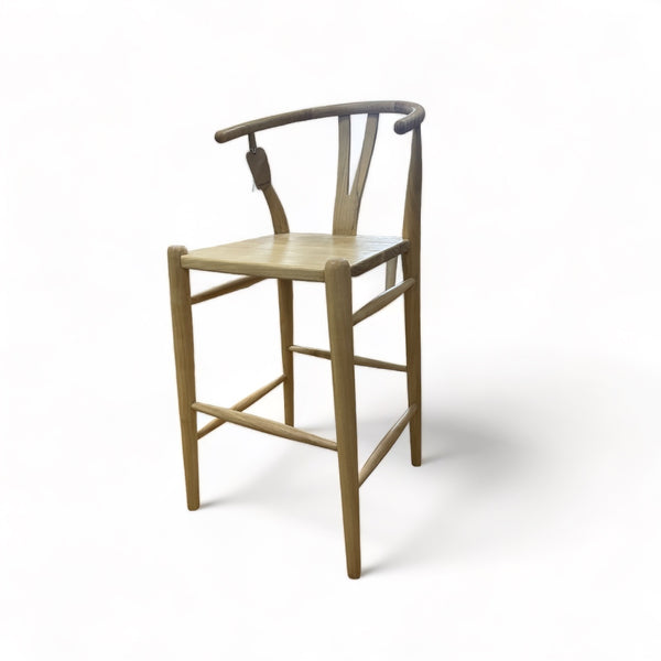 Newton Counter Stool Weave Seat Natural