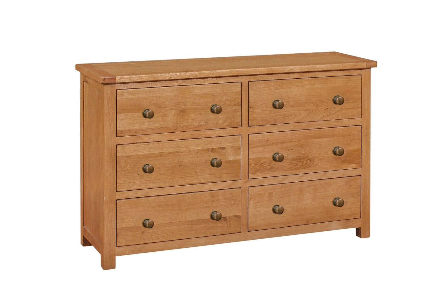 Ascott Double 6 Drawers - Oak