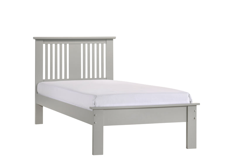 Alan Slatted Bed 3ft Grey