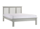 Alan Slatted Bed 4ft6  Grey