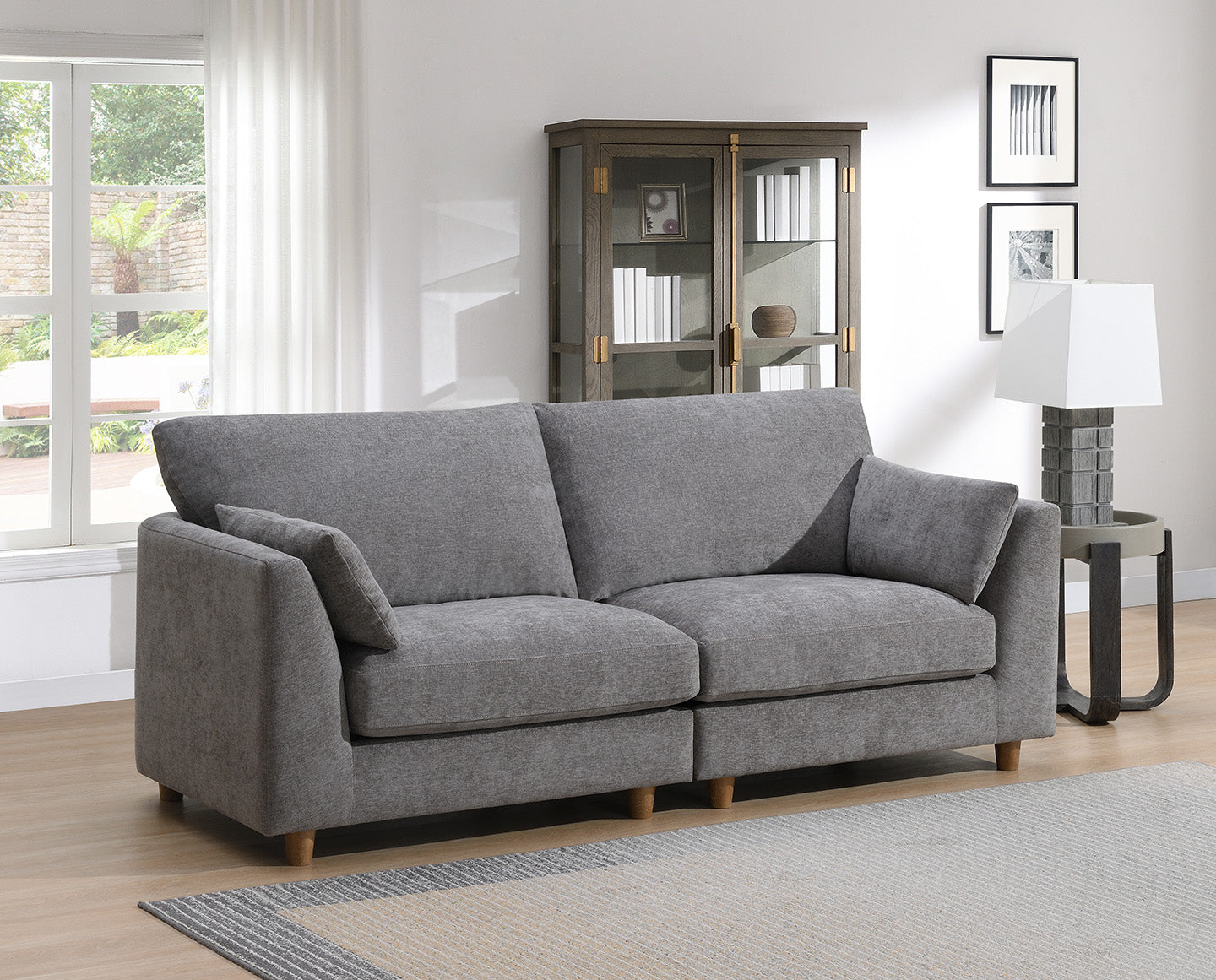 Amelia Sofa Set - Stone