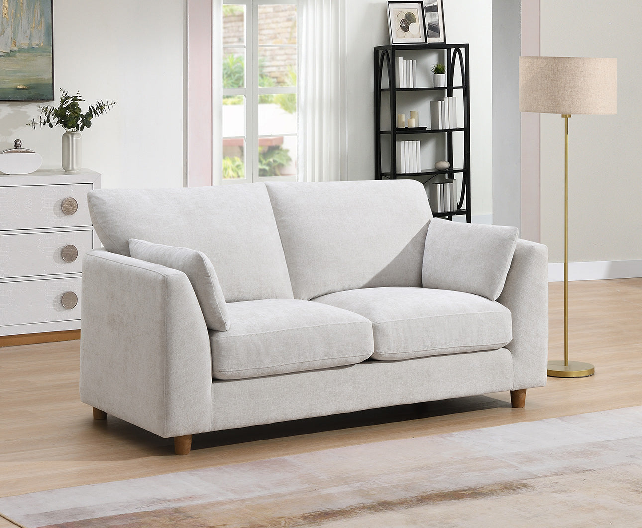 Amelia Sofa Set - Pearl