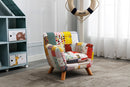 Ann Linen Patchwork Chair Floral