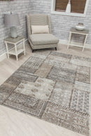 Anita PATCHWORK Rug GREIGE