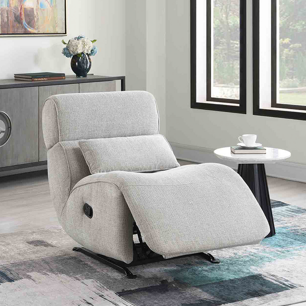 Stanton Linen Manual Recliner Rocker