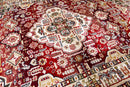 Azza Medallion Rug Red