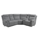 Duke Corner Group Manual Recliner - Grey