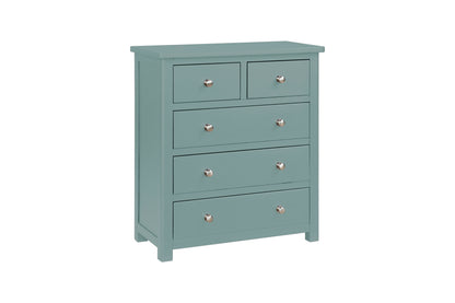 Bonnie Lime Green 5 Drawer Chest