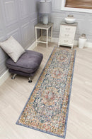 Boa Medallion Rug Blue