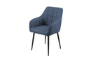 Bronco Dining Chair Blue PU