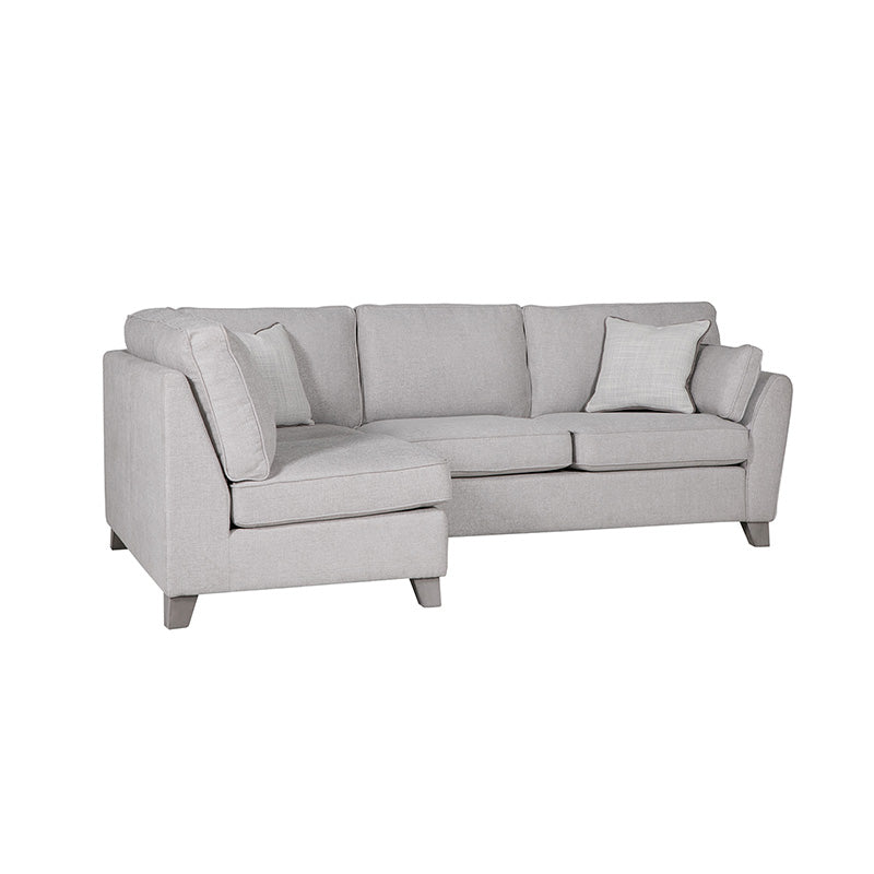 Camden Corner Sofa - Light Grey  (LHF) (2 Scatter Cushions)