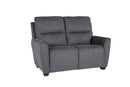 Carlos 2 Seater Sofa - Fixed - Charcoal