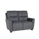 Carlos 2 Seater Sofa - Fixed - Charcoal