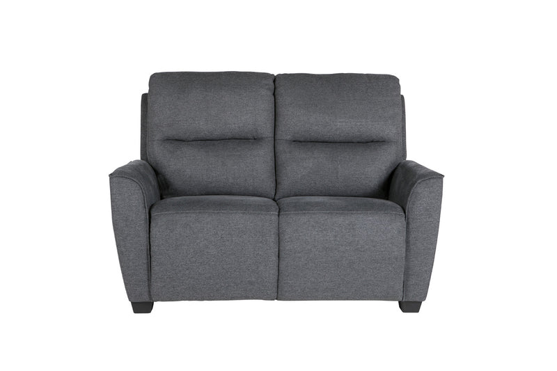 Carlos 2 Seater Sofa - Fixed - Charcoal