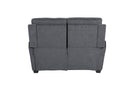 Carlos 2 Seater Sofa - Fixed - Charcoal