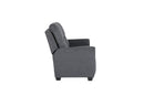 Carlos 2 Seater Sofa - Fixed - Charcoal