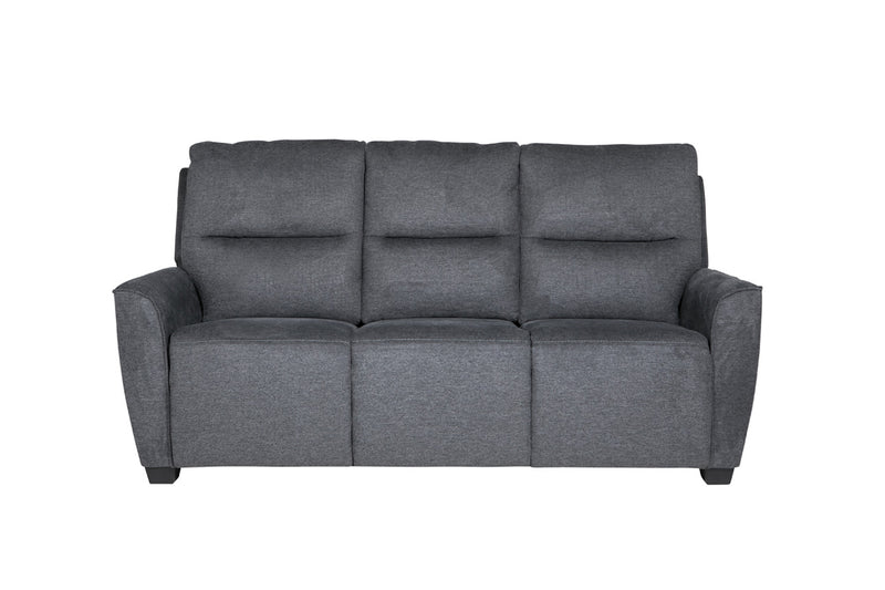 Carlos 3 Seater Sofa - Fixed  - Charcoal