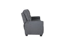 Carlos 3 Seater Sofa - Fixed  - Charcoal