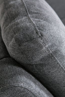 Carlos 3 Seater Sofa - Fixed  - Charcoal