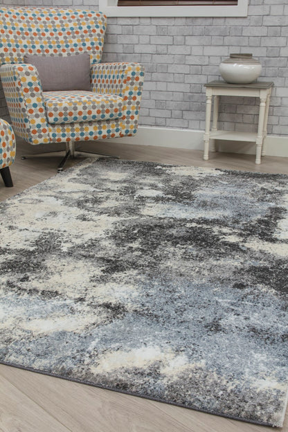 Calippo Storm Rug - Grey/Blue