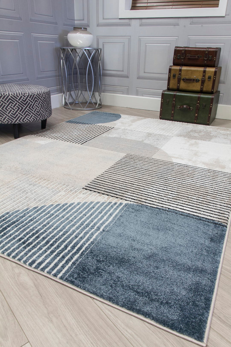 Casimira Geo Rug Blue