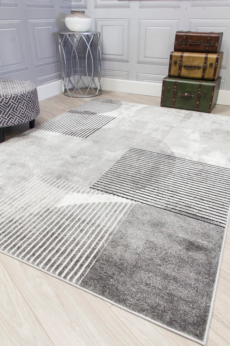 Casimira Geo Rug Grey