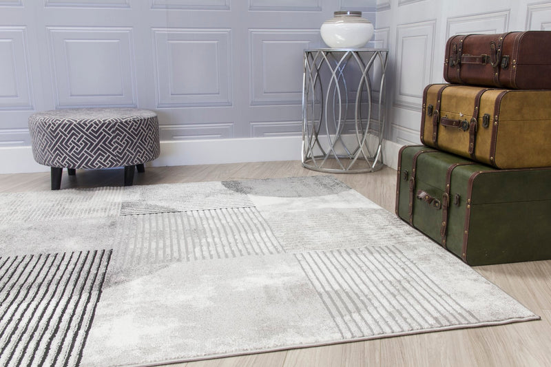 Casimira Geo Rug Grey