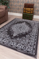 Timeless Medallion Rug Grey